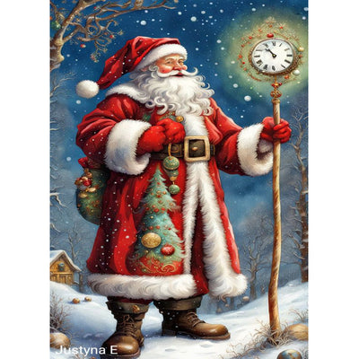 Ingooood Jigsaw Puzzle 1000 Pieces- Santa's Walking Stick - Entertainment Toys for Adult Special Graduation or Birthday Gift Home Decor