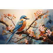 Ingooood Jigsaw Puzzle 1000 Pieces- Birds and Peach Blossoms - Entertainment Toys for Adult Special Graduation or Birthday Gift Home Decor