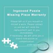 Ingooood Jigsaw Puzzle 1000 Pieces- FOLLOW THE WHITE RABBIT - Entertainment Toys for Adult Special Graduation or Birthday Gift Home Decor - Ingooood jigsaw puzzle 1000 piece