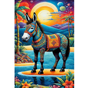 Ingooood Jigsaw Puzzle 1000 Pieces- Colorful Donkey - Entertainment Toys for Adult Special Graduation or Birthday Gift Home Decor