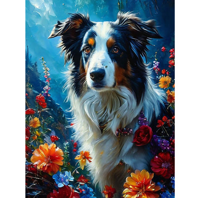 Ingooood Jigsaw Puzzle 1000 Pieces- Border Collie - Entertainment Toys for Adult Special Graduation or Birthday Gift Home Decor