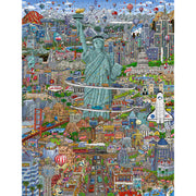 Ingooood Wooden Jigsaw Puzzle 1000 Piece - The City of Freedom - Ingooood jigsaw puzzle 1000 piece