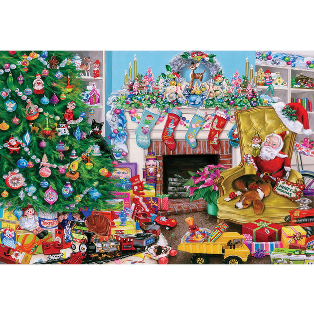 Ingooood Wooden Jigsaw Puzzle 1000 Piece - Christmas Series - Christma