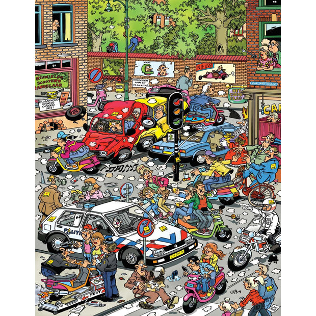 Ingooood Wooden Jigsaw Puzzle 1000 Piece - Congested traffic - Ingooood jigsaw puzzle 1000 piece