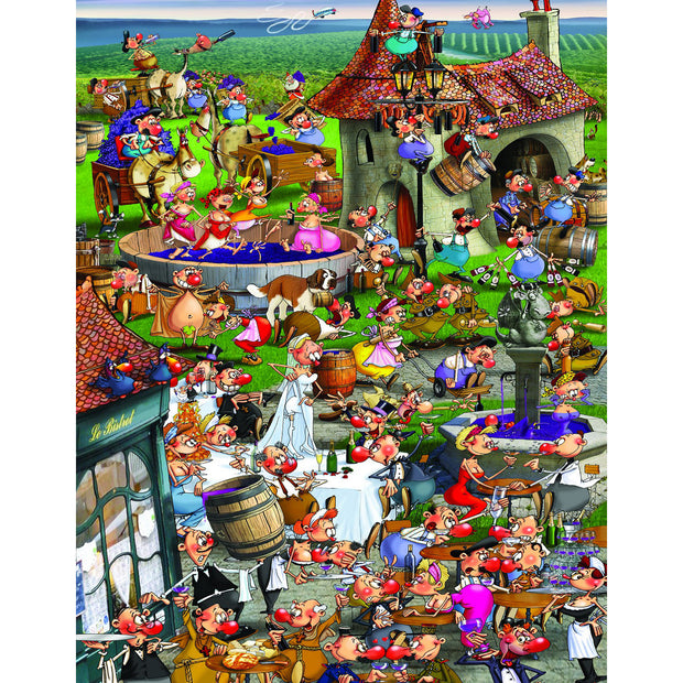 Ingooood Wooden Jigsaw Puzzle 1000 Piece - Small Town Winery - Ingooood jigsaw puzzle 1000 piece