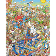 Ingooood Wooden Jigsaw Puzzle 1000 Piece - Busy City - Ingooood jigsaw puzzle 1000 piece