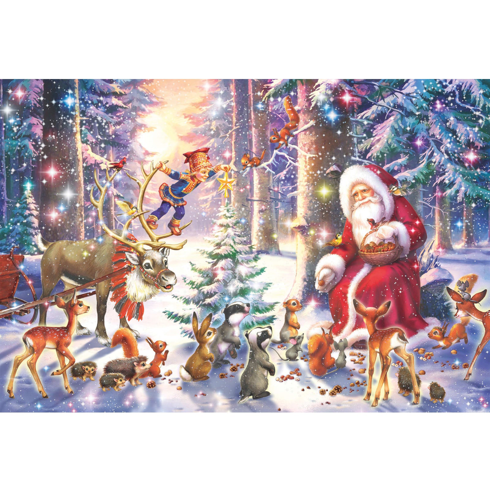 Ingooood Wooden Jigsaw Puzzle 1000 Piece - Christmas Wish List