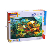 Ingooood Wooden Jigsaw Puzzle 1000 Pieces for Adult-Market Corner - Ingooood jigsaw puzzle 1000 piece