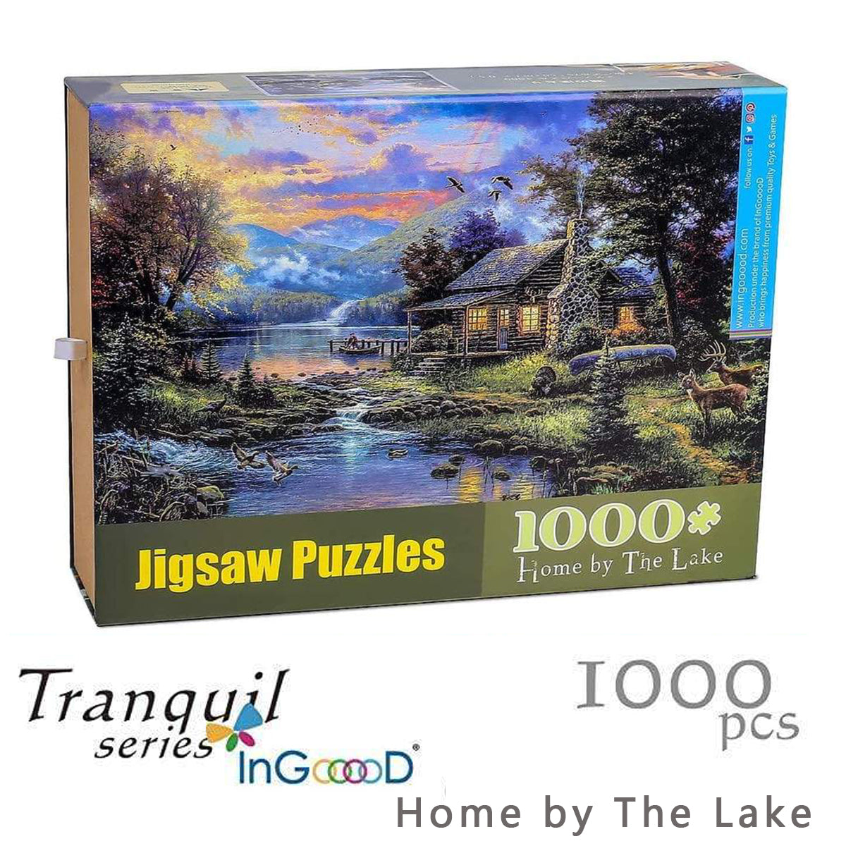 By The Lake 1000 Piece Jigsaw Puzzle