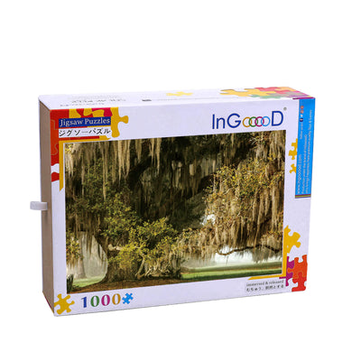 Ingooood Wooden Jigsaw Puzzle 1000 Piece - Weeping Willow - Ingooood jigsaw puzzle 1000 piece