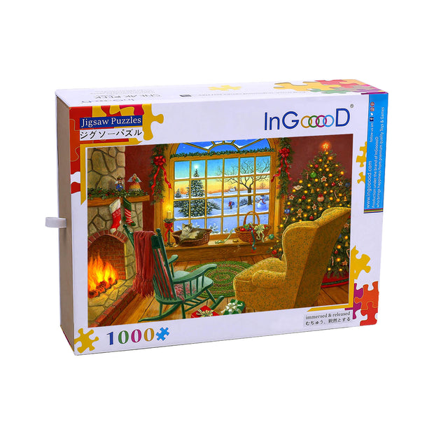 Ingooood Wooden Jigsaw Puzzle 1000 Pieces for Adult-A Cozy Cabin - Ingooood jigsaw puzzle 1000 piece